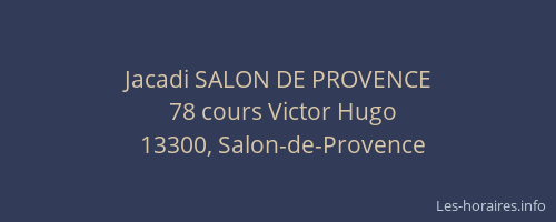 Jacadi SALON DE PROVENCE