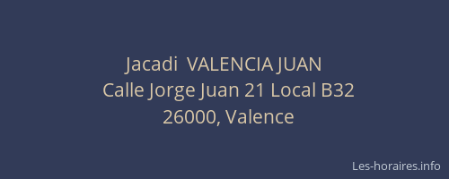 Jacadi  VALENCIA JUAN