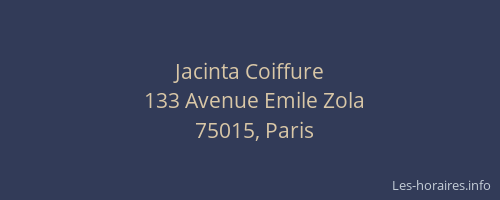 Jacinta Coiffure