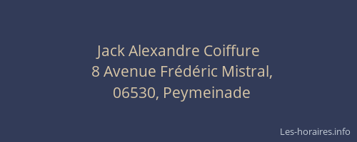 Jack Alexandre Coiffure