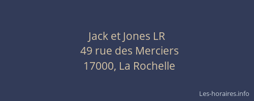 Jack et Jones LR