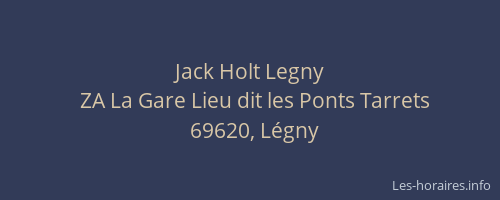 Jack Holt Legny