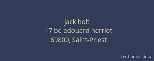 jack holt