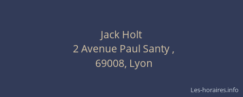 Jack Holt