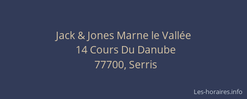Jack & Jones Marne le Vallée