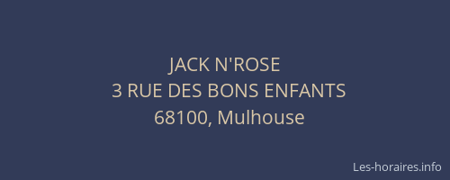 JACK N'ROSE