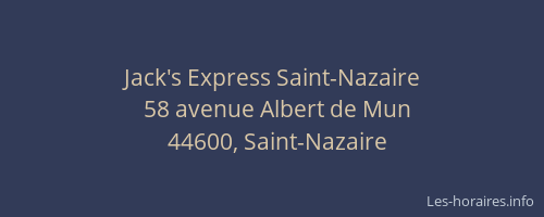 Jack's Express Saint-Nazaire