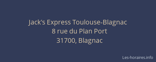 Jack's Express Toulouse-Blagnac