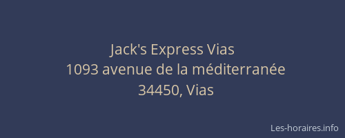 Jack's Express Vias