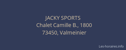 JACKY SPORTS