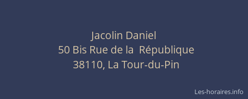 Jacolin Daniel