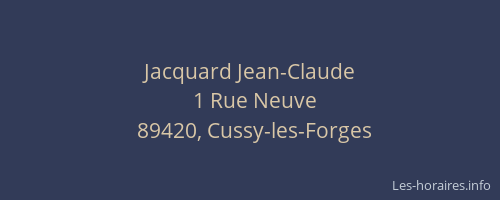 Jacquard Jean-Claude