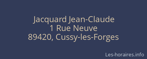 Jacquard Jean-Claude