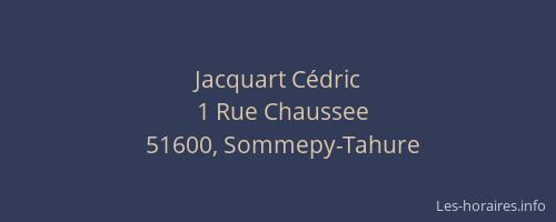 Jacquart Cédric