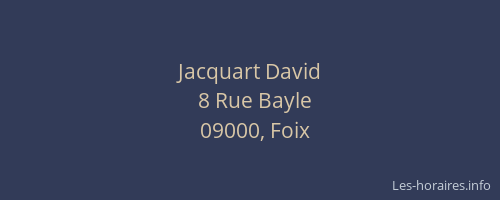 Jacquart David