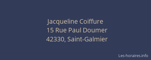 Jacqueline Coiffure