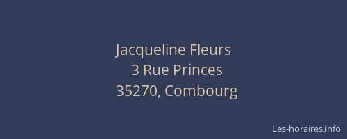 Jacqueline Fleurs
