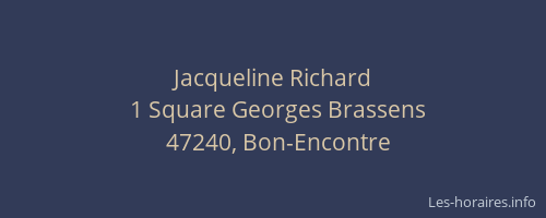 Jacqueline Richard