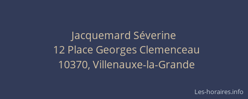 Jacquemard Séverine