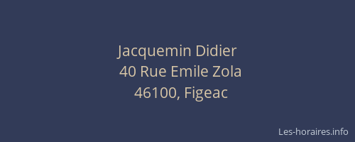 Jacquemin Didier