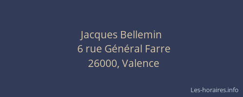 Jacques Bellemin