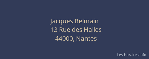 Jacques Belmain