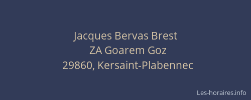 Jacques Bervas Brest