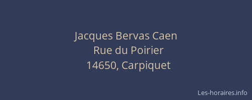 Jacques Bervas Caen
