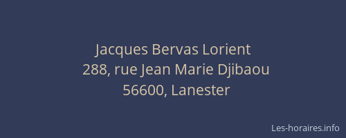 Jacques Bervas Lorient