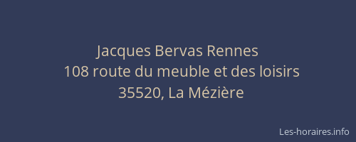 Jacques Bervas Rennes