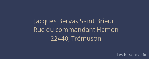 Jacques Bervas Saint Brieuc