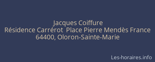Jacques Coiffure