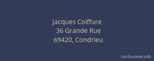 Jacques Coiffure
