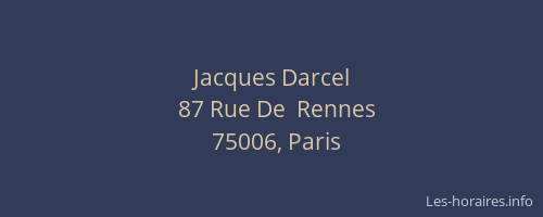 Jacques Darcel