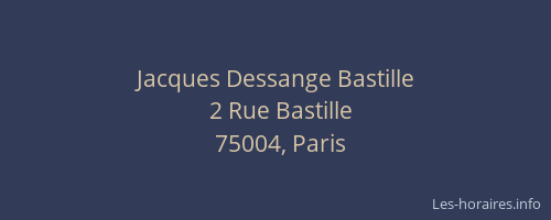 Jacques Dessange Bastille