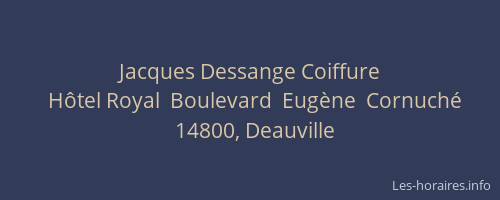 Jacques Dessange Coiffure