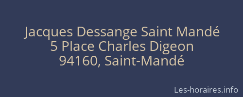 Jacques Dessange Saint Mandé