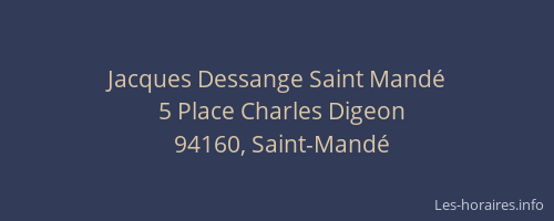 Jacques Dessange Saint Mandé