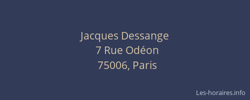 Jacques Dessange