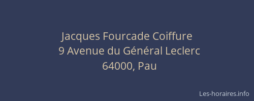 Jacques Fourcade Coiffure