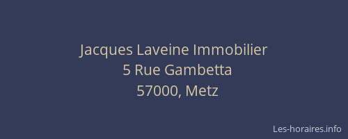 Jacques Laveine Immobilier