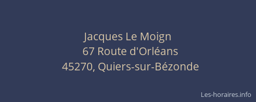 Jacques Le Moign