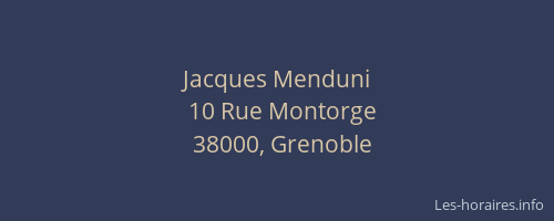 Jacques Menduni