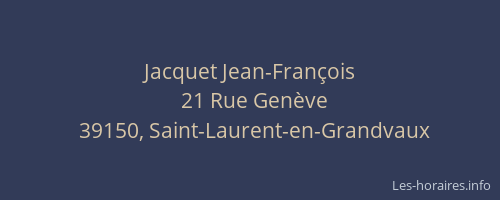 Jacquet Jean-François