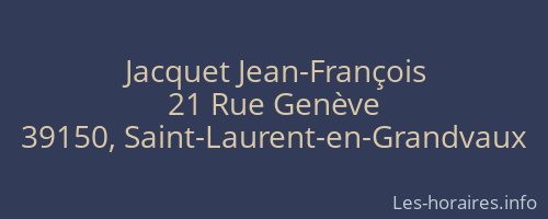 Jacquet Jean-François