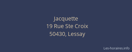 Jacquette