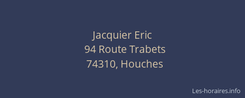 Jacquier Eric