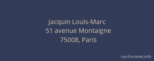 Jacquin Louis-Marc