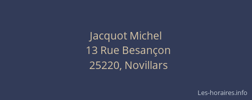 Jacquot Michel