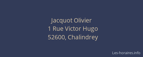Jacquot Olivier